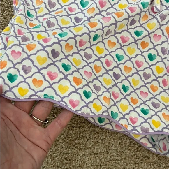 Roller Rabbit Store Exclusive Geo Hearts Shorts Pajama Set